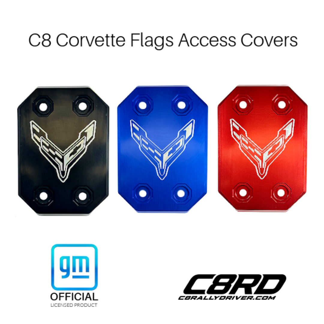 C8 Corvette Flags Access Covers