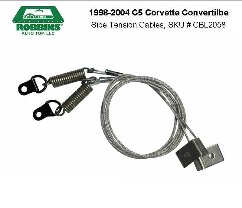 C5 1998-2004 Corvette Side Tension Cables