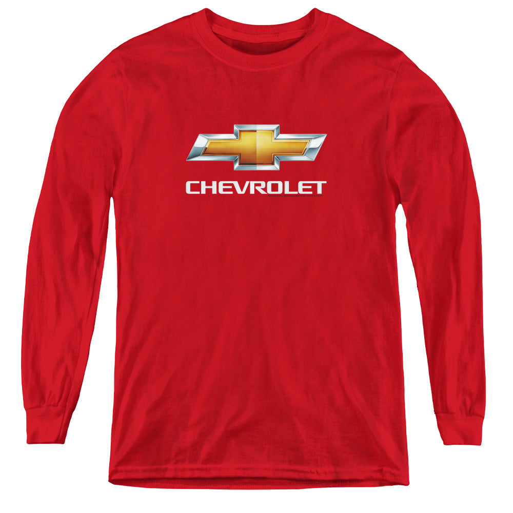 Chevy Bowtie Stacked-Long Sleeve Youth