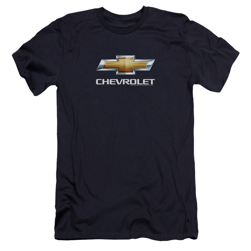 Chevy Bowtie Stacked-Premium Canvas Adult Slim Fit 30/1