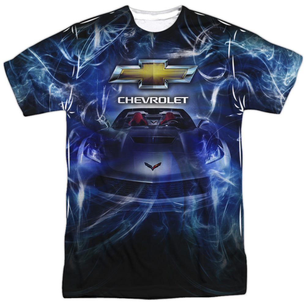 Chevrolet C7 Corvette Dream-Adult Regular Fit Short Sleeve 100% Poly-White