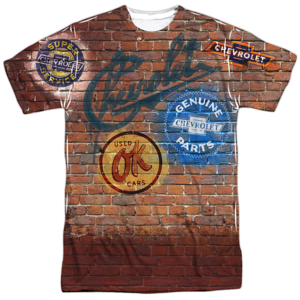 Chevrolet Shop Wall-Adult Regular Fit Short Sleeve Polyester