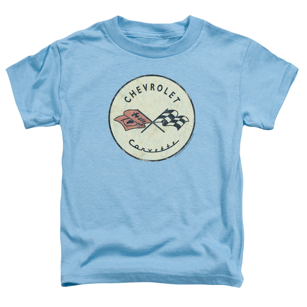 Chevrolet C3 Old Vette Toddler Tee - Carolina Blue Short Sleeve