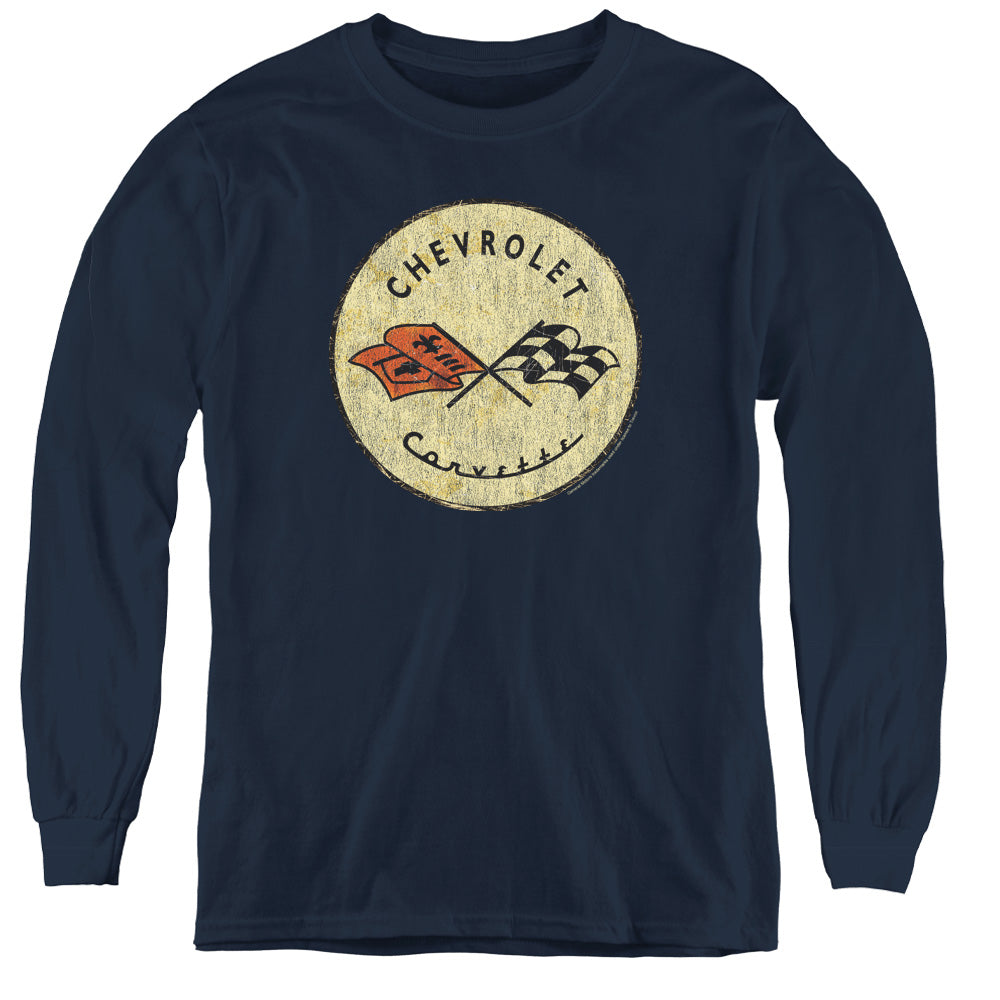 Chevrolet C1 Corvette Old Vette-L/S Youth-Navy