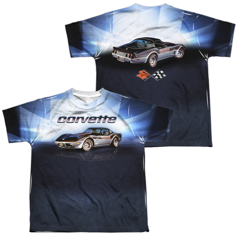 Chevrolet C3 Corvette Check Flag-Youth Short Sleeve