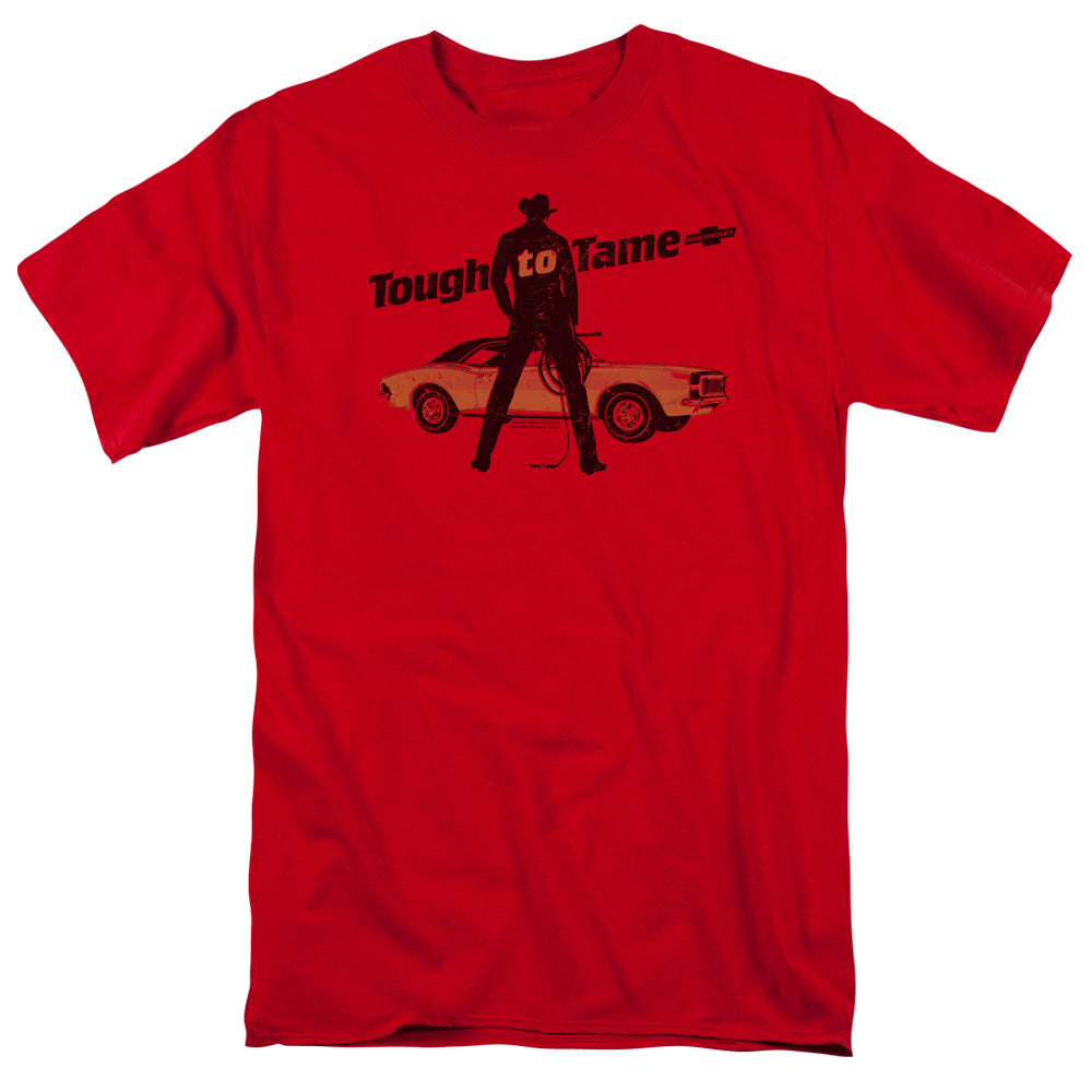 Chevrolet Tough to Tame - Adult Regular Fit Short Sleeve - Red