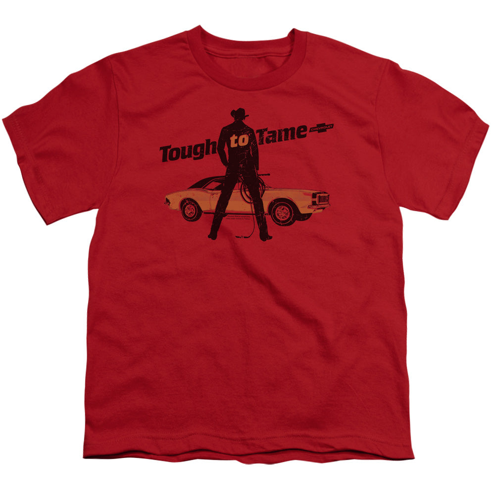 Chevrolet Tough To Tame-Youth Short Sleeve-Red
