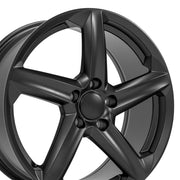 OE Wheels CV02D C8 Z06 style replica wheel 19x8.5 Satin Black for 2020-2026 C8 Stingray Corvette
