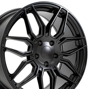 OE Wheels CV03D C8 Z06 style replica wheel 19x8.5 Satin Black for 2020-2026 C8 Stingray Corvette