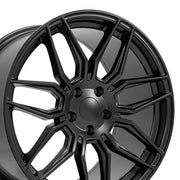 OE Wheels CV03D C8 Z06 style replica wheel 20x11 Satin Black for 2020-2026 C8 Stingray Corvette