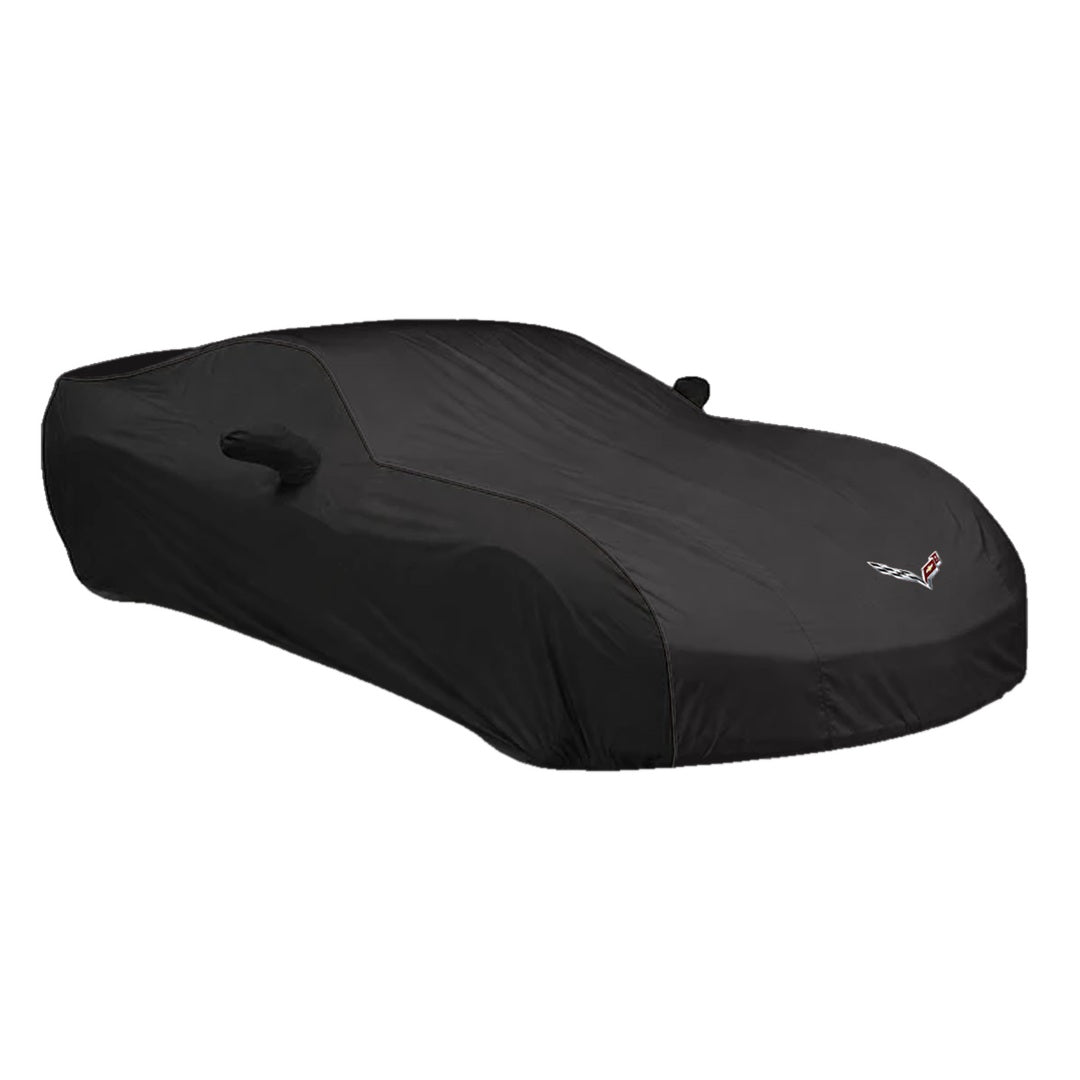2014-2019 C7 Corvette Stormproof Outdoor Car Cover w/ C7 Logo 2-Tone – Coverking