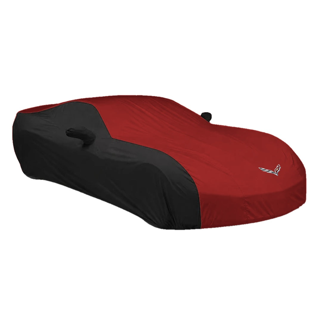 2014-2019 C7 Corvette Stormproof Outdoor Car Cover w/ C7 Logo 2-Tone – Coverking