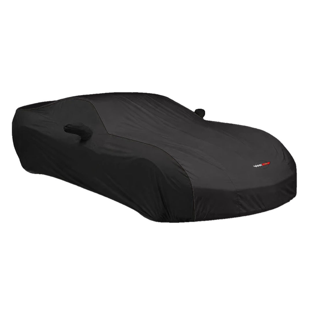 1984-1996 C4 Corvette Stormproof 2-Tone Outdoor Car Cover w/ C4 Logo - Coverking