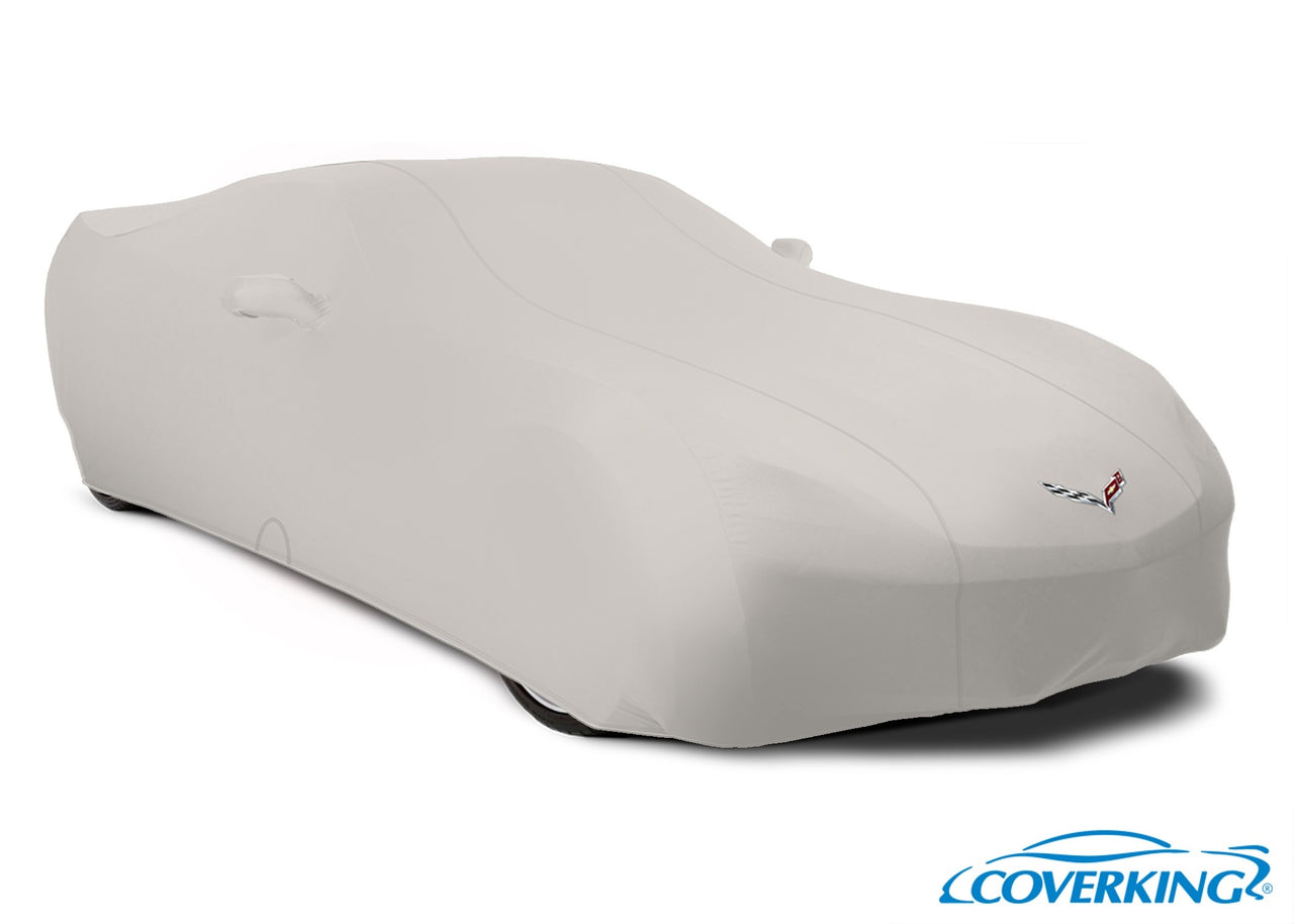 2014-2019 C7 Corvette Satin Stretch Indoor Car Cover w/ C7 Logo - Coverking