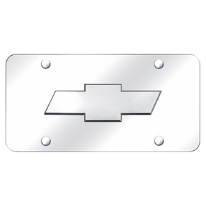 chevrolet-bowtie-3d-logo-license-plate-chrome-on-mirrored