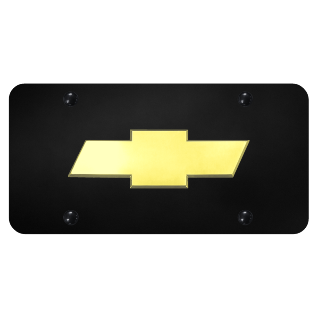 chevrolet-bowtie-3d-logo-license-plate-gold-on-black