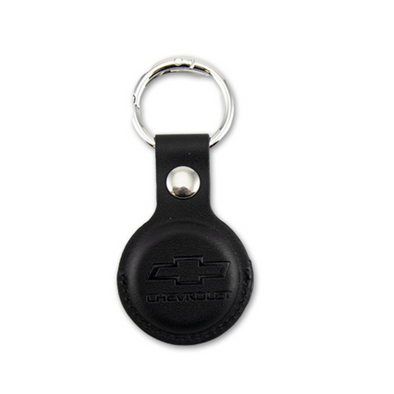 Chevrolet Bowtie Leather Airtag Case Keychain