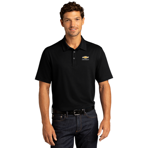 Chevrolet Gold Bowtie City Stretch Polo