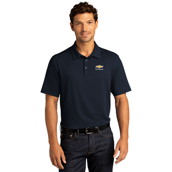 Chevrolet Gold Bowtie City Stretch Polo