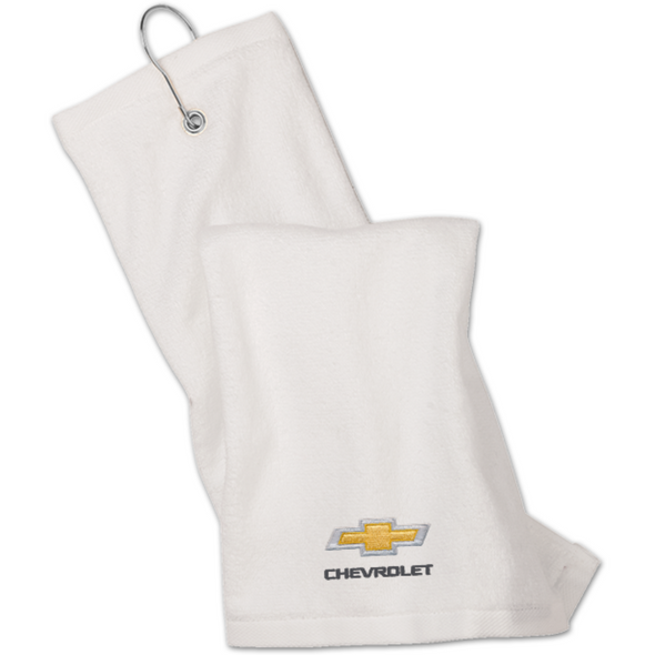 Chevrolet Gold Bowtie Golf Towel
