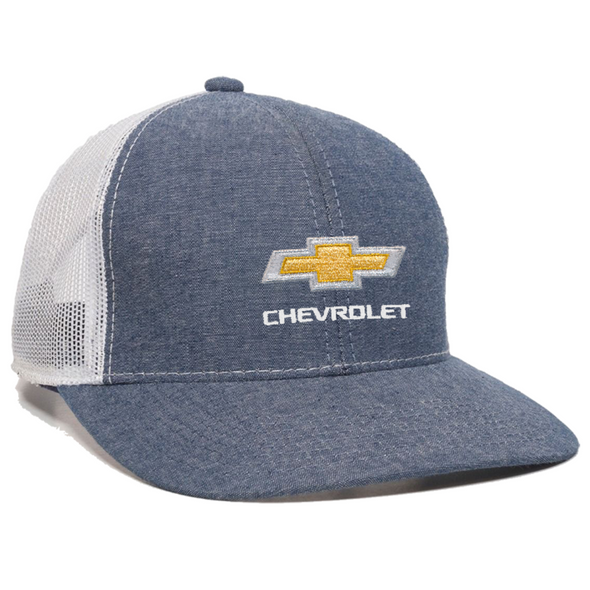 chevrolet-gold-bowtie-black-heather-chambray-mesh-hat-cap