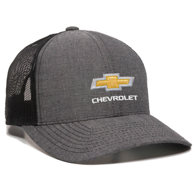 chevrolet-gold-bowtie-black-heather-chambray-mesh-hat-cap
