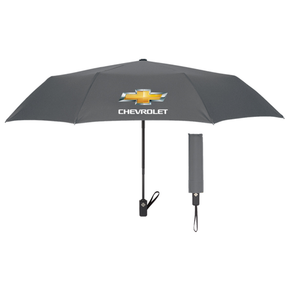 Chevrolet Gold Bowtie Inversion Collapsible Umbrella
