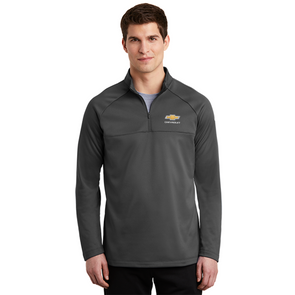 chevrolet-gold-bowtie-anthracite-nike-therma-fit-1-2-zip-pullover