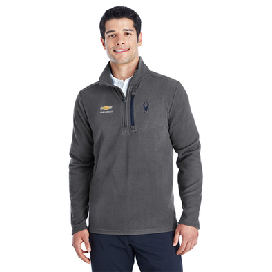 Chevrolet Gold Bowtie Spyder 1/4 Zip Fleece