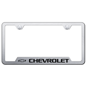 chevrolet-license-plate-frame-brushed-stainless-steel