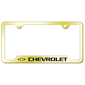 chevrolet-license-plate-frame-gold-stainless-steel