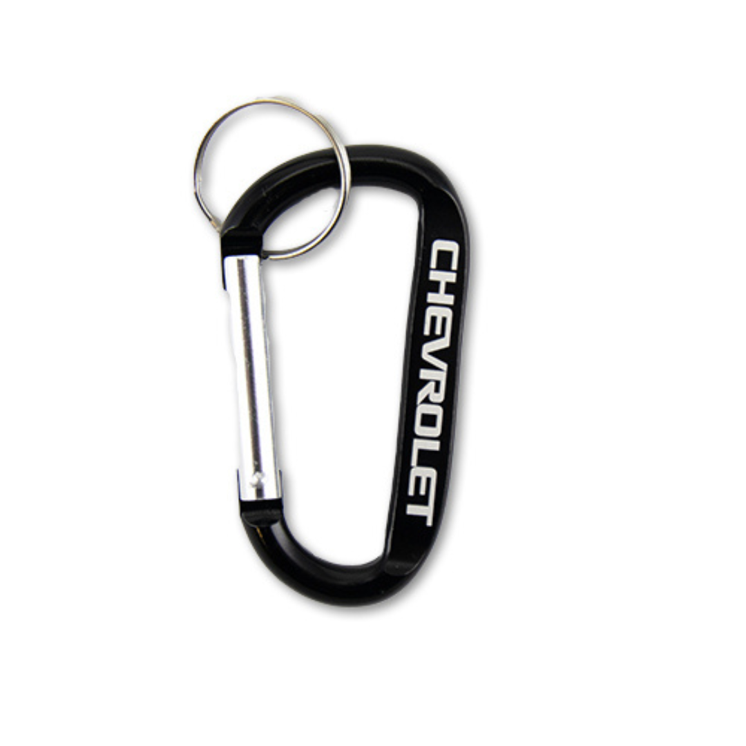Ralph White Chevrolet Logo Carabiner Clip Keychain