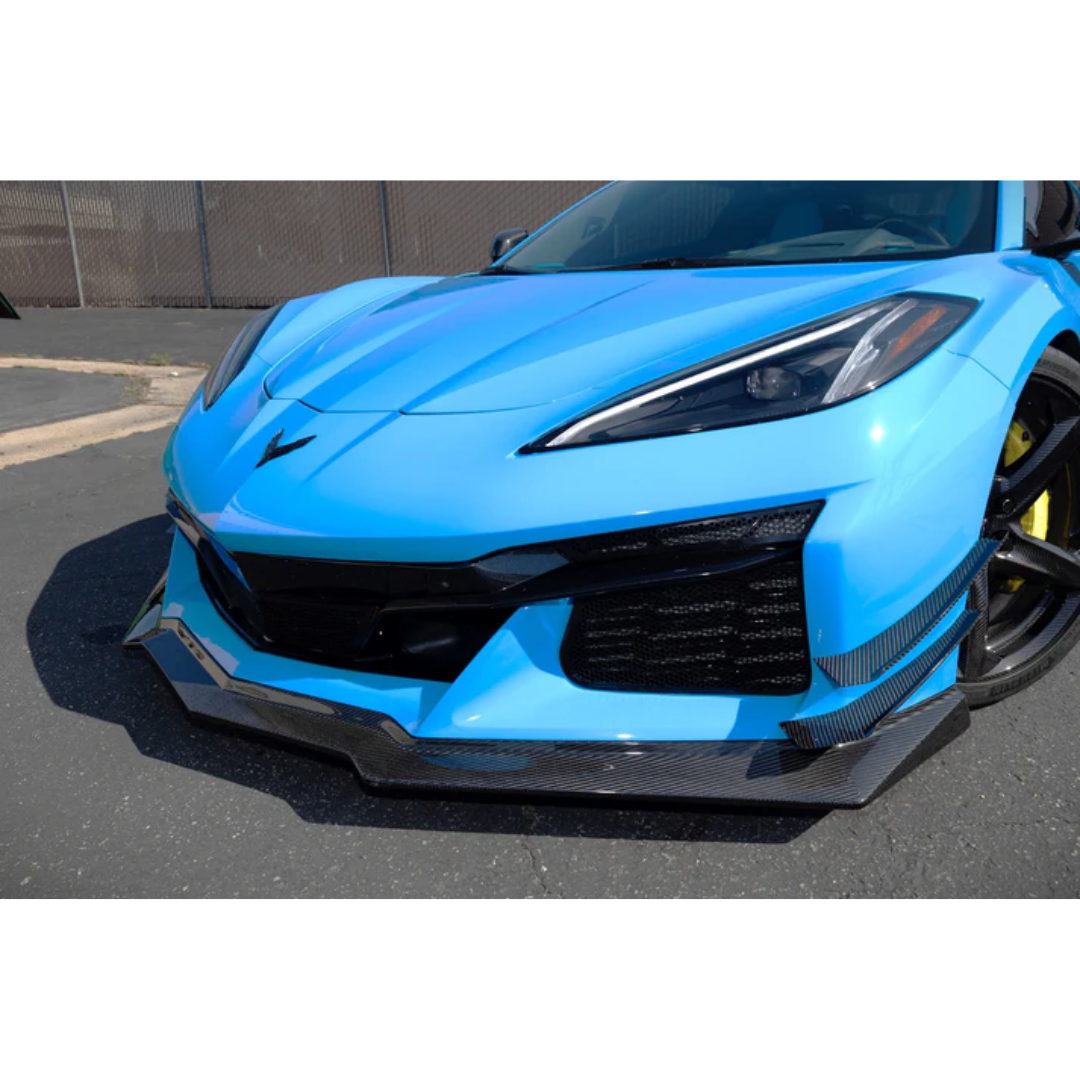 Chevrolet Corvette C8 2023-2026 Z06, E Ray, ZR1 Carbon Fiber Front Splitter/ Airdam/ Lip