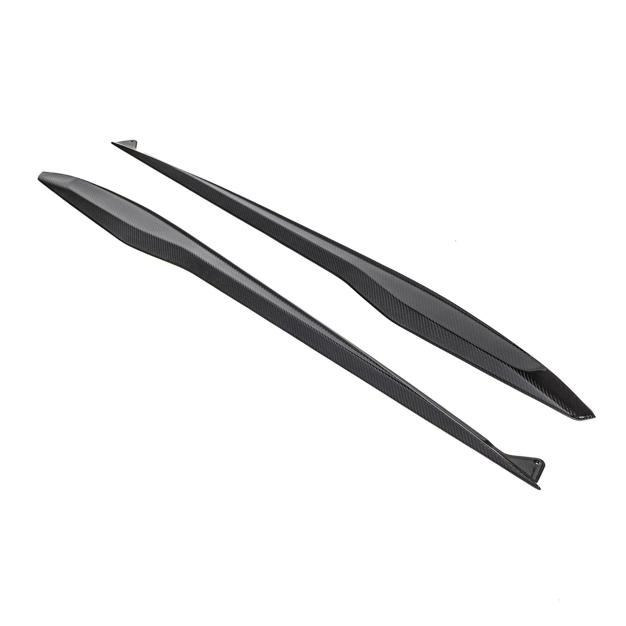 2023-2027 C8 Corvette Z06/E-Ray Type Z07 Dry Gloss Carbon Fiber Side Skirts Pair