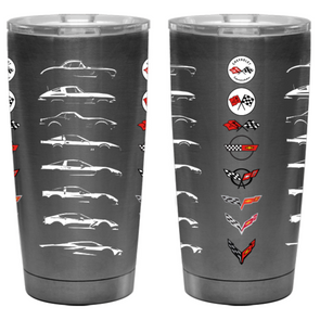 Corvette Generations Insulated 20oz Tumbler