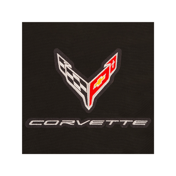 Corvette C8 Men's Reversible Fleece and Leather Jacket