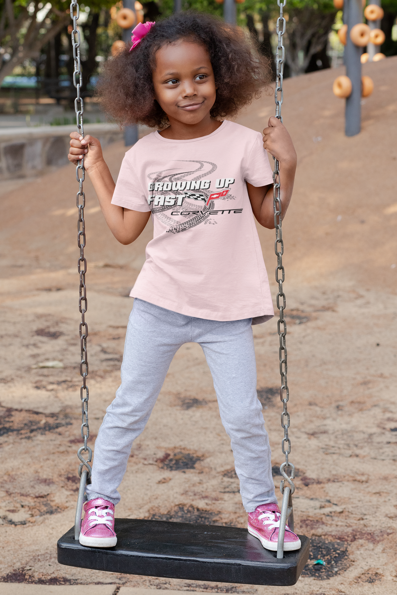 C6 Corvette Growing Up Fast Youth Short Sleeve 100% Cotton Tee