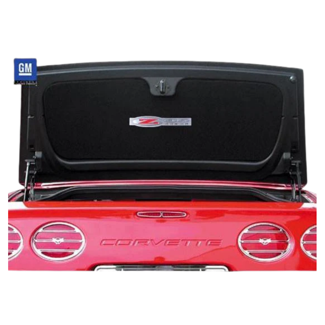 Corvette Trunk Lid Liner Embroidered : 1998-2004 C5 Convertible, Z06