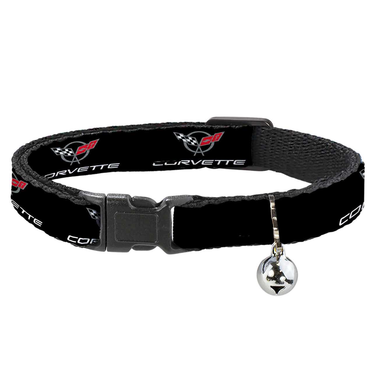 Corvette C5 Crossed Flags Cat Collar Breakaway