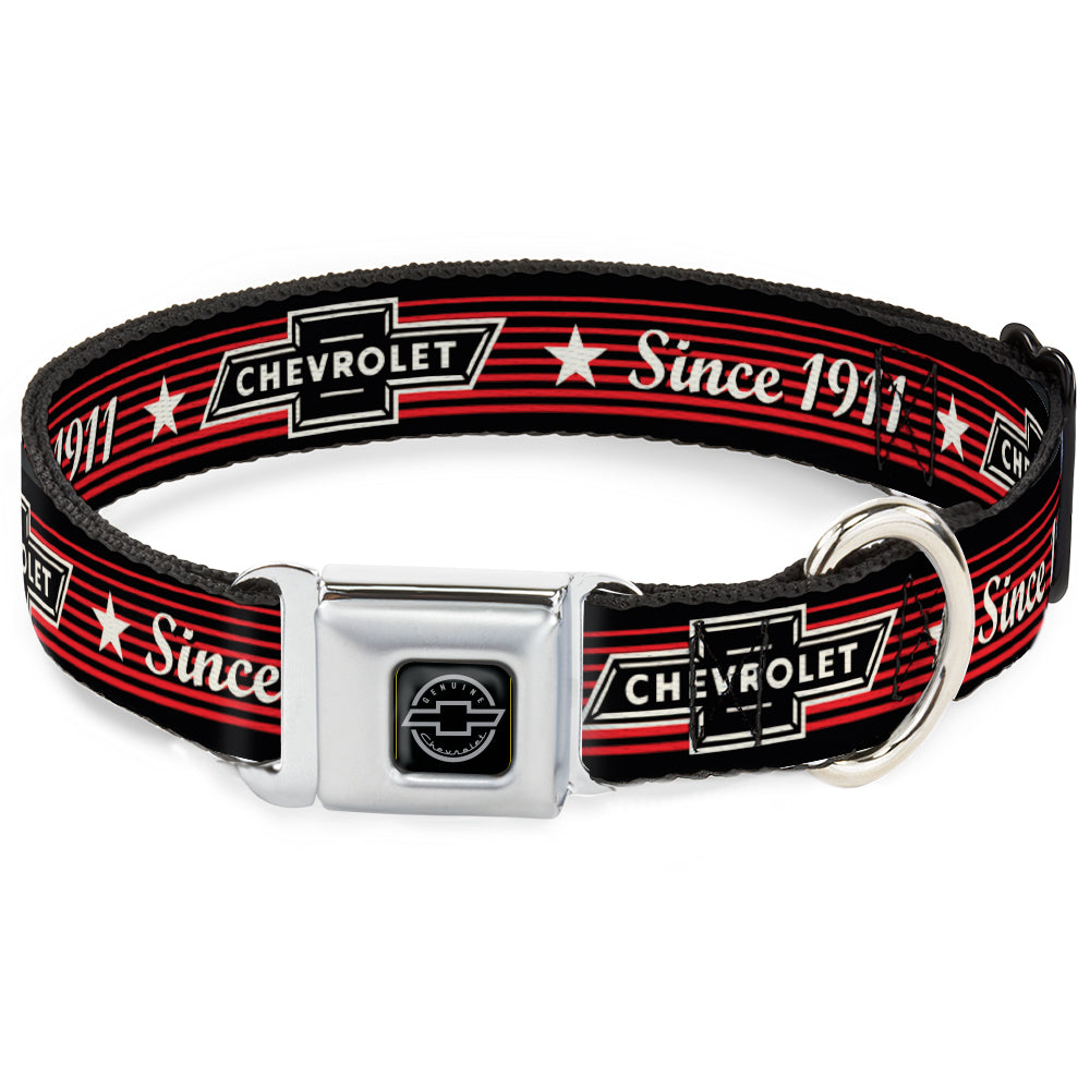 Vintage Chevrolet Bowtie Since 1911 Seatbelt Buckle Collar