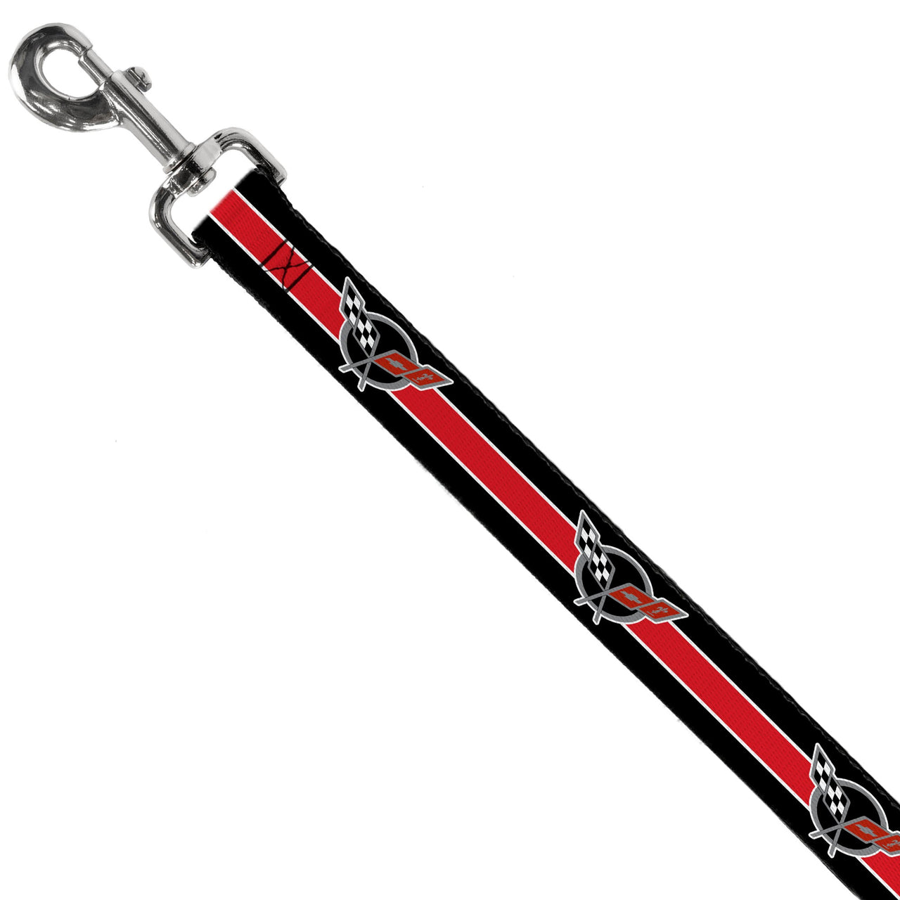 Corvette C5 Crossed Flags Logo - Dog Leash