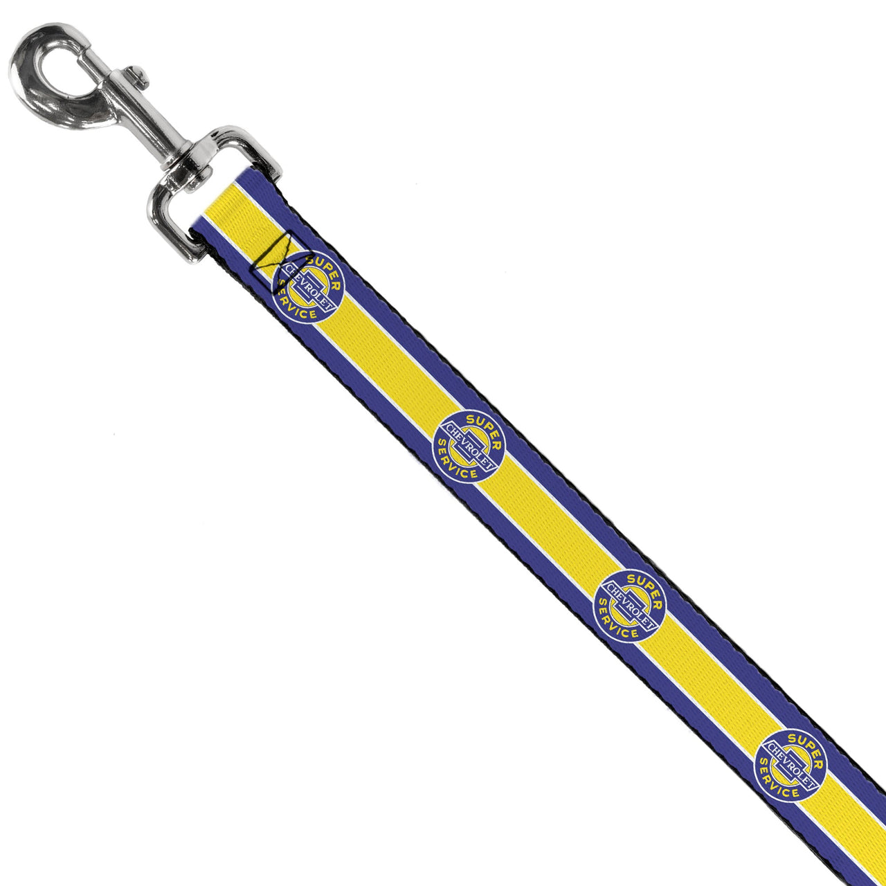 Chevrolet Super Service Logo Stripe Blue & Yellow Dog Leash