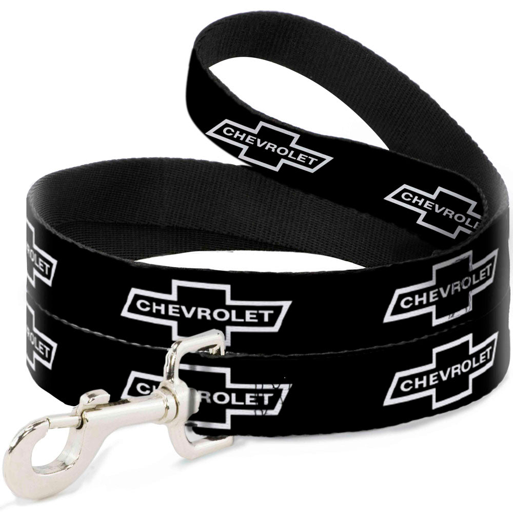 1965 Chevrolet Bowtie Black & White Dog Leash