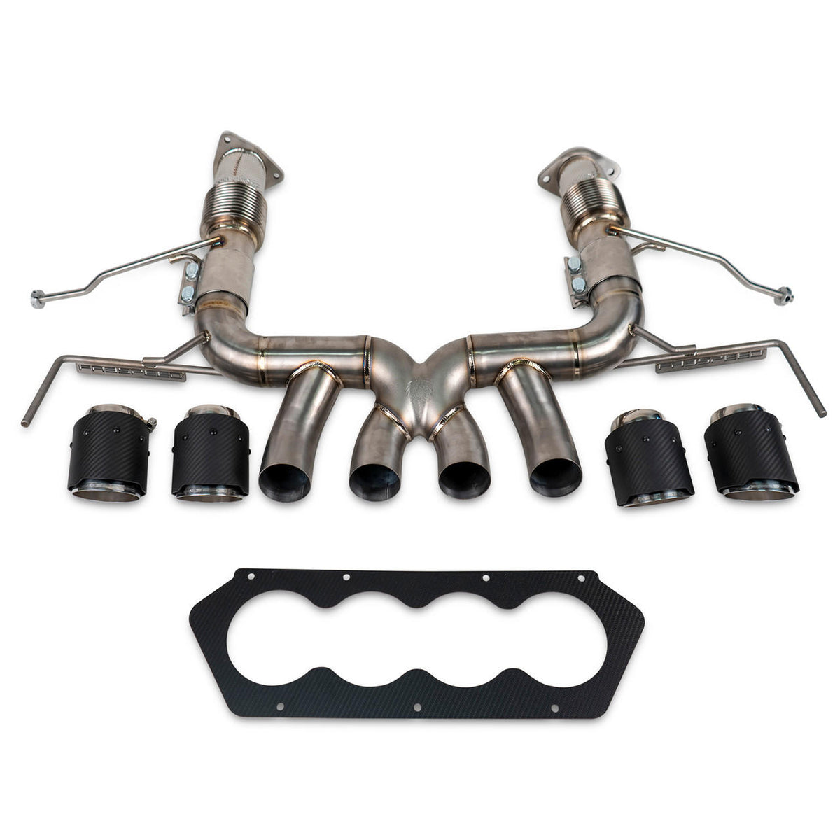 C8 2023-2026 Corvette Fabspeed Titanium Supersport X-Pipe Cat-Back Exhaust System fits Z06, Z07 - Fabspeed Motorsport