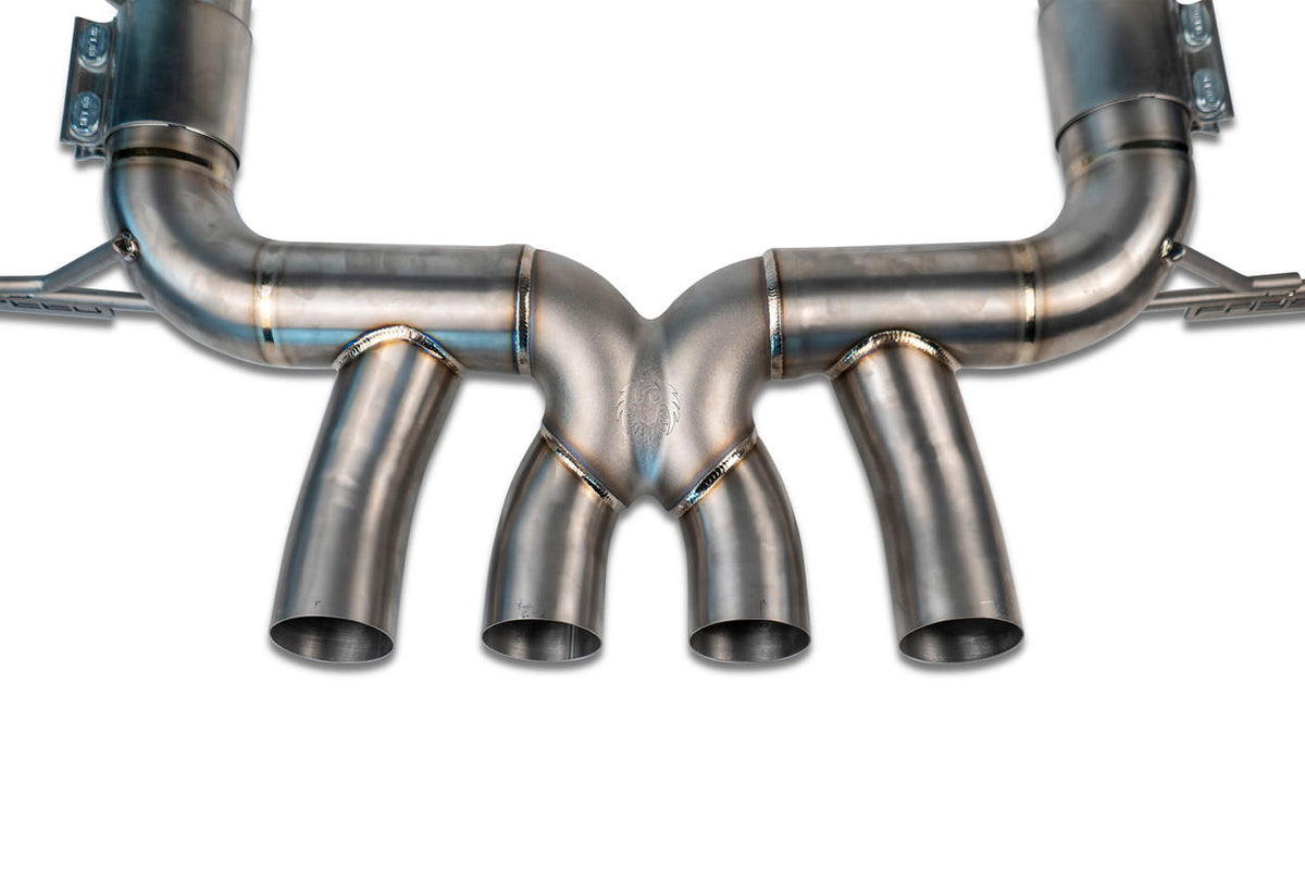 C8 2023-2026 Corvette Fabspeed Titanium Supersport X-Pipe Cat-Back Exhaust System fits Z06, Z07 - Fabspeed Motorsport