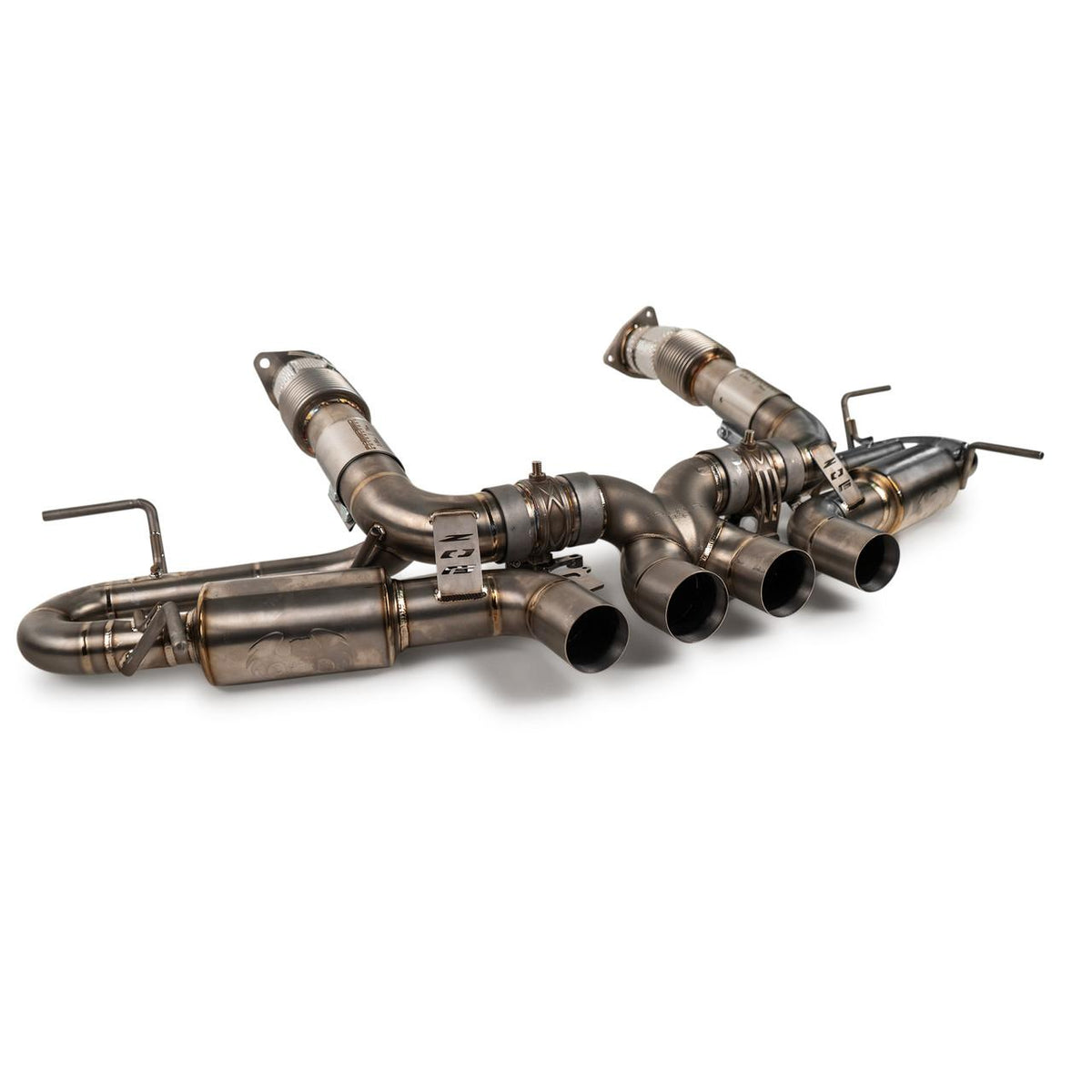 C8 2023-2026 Corvette Fabspeed Titanium Valvetronic Cat-Back Exhaust System (Dual-Mode) fits Z06, Z07 - Fabspeed Motorsport
