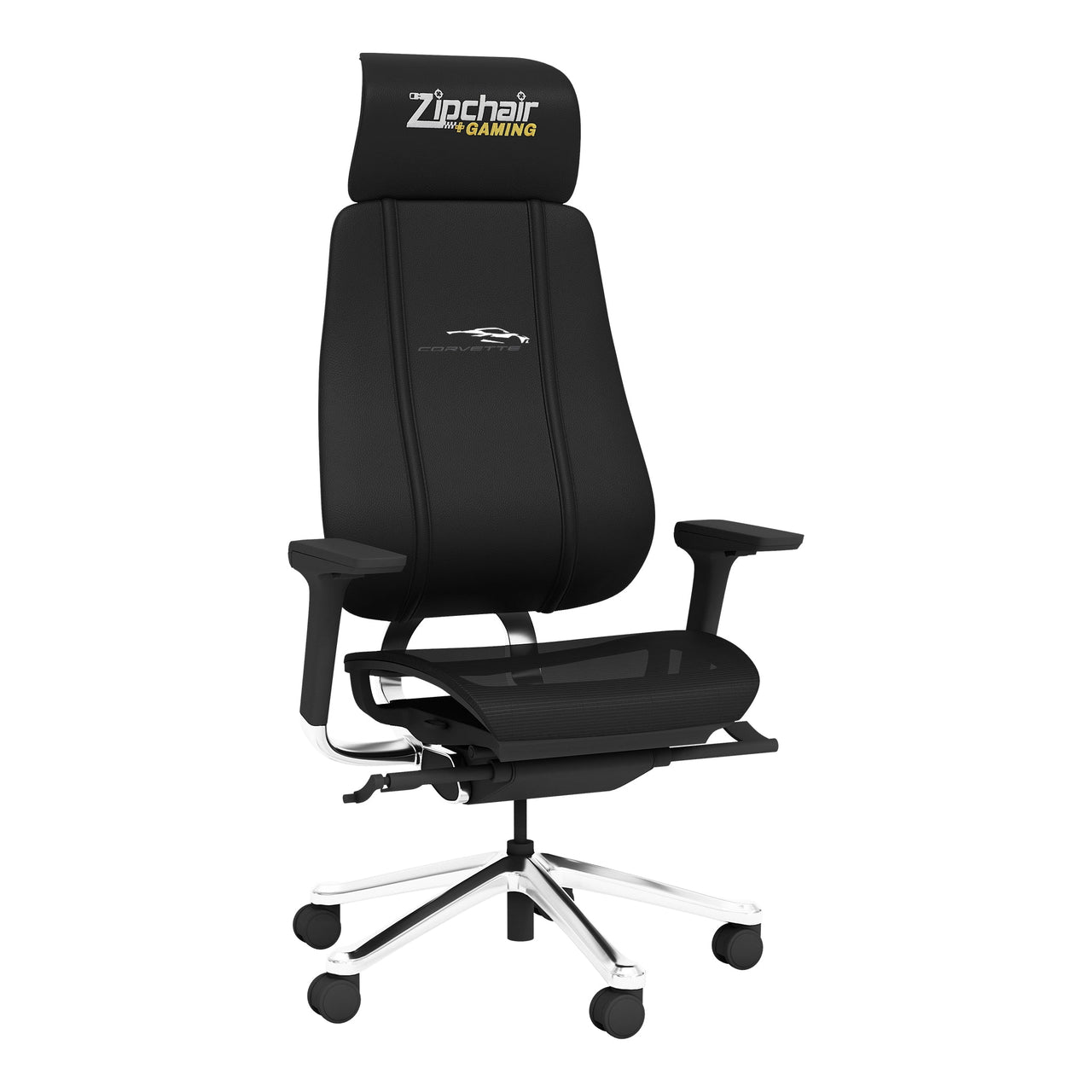 Phantomx Mesh Gaming Chair with C8 Corvette Coupe Logo