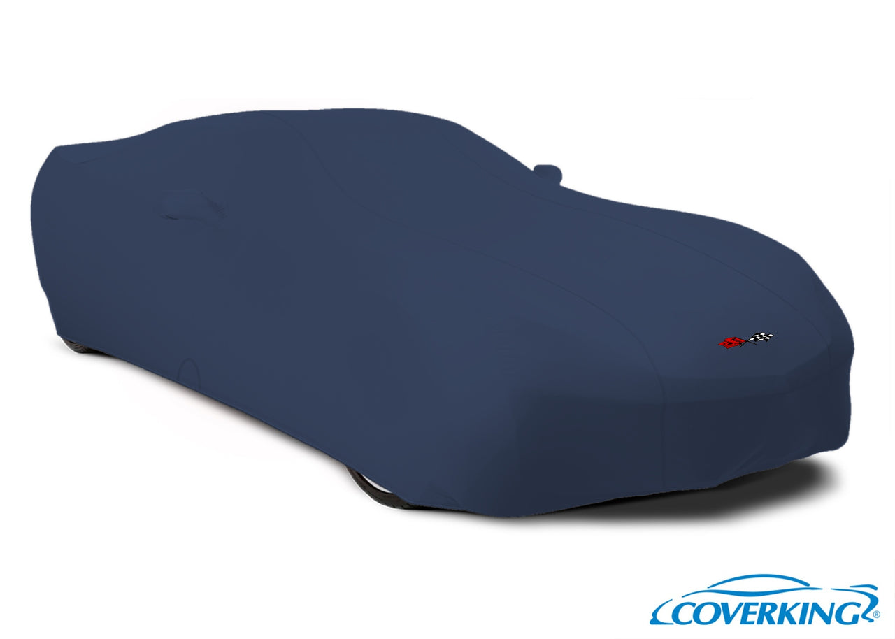 1968-1982 C3 Corvette Satin Stretch Indoor Car Cover w/ C3 Logo - Coverking