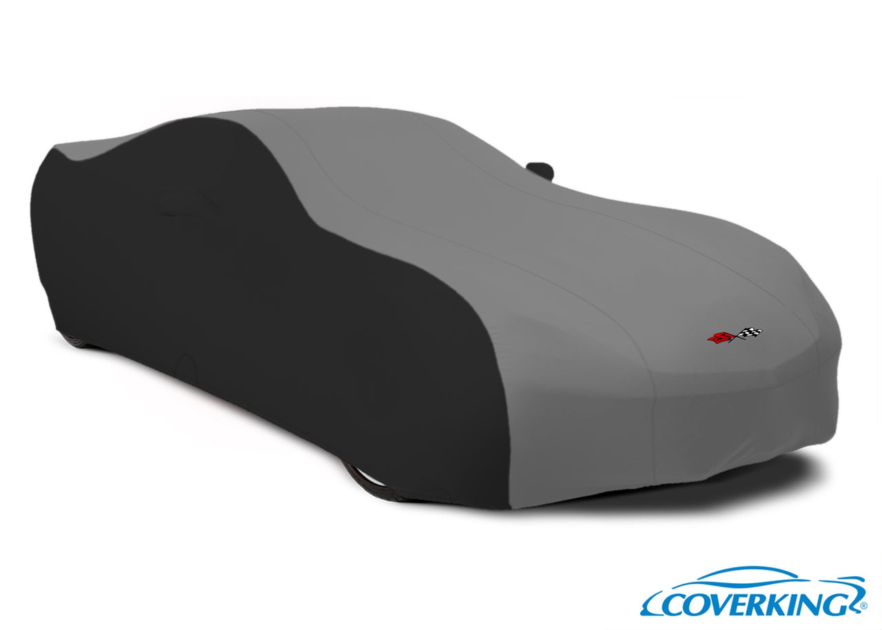 1968-1982 C3 Corvette Satin Stretch Indoor Car Cover w/ C3 Logo - Coverking
