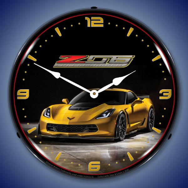 C7 Corvette Z06 Clock